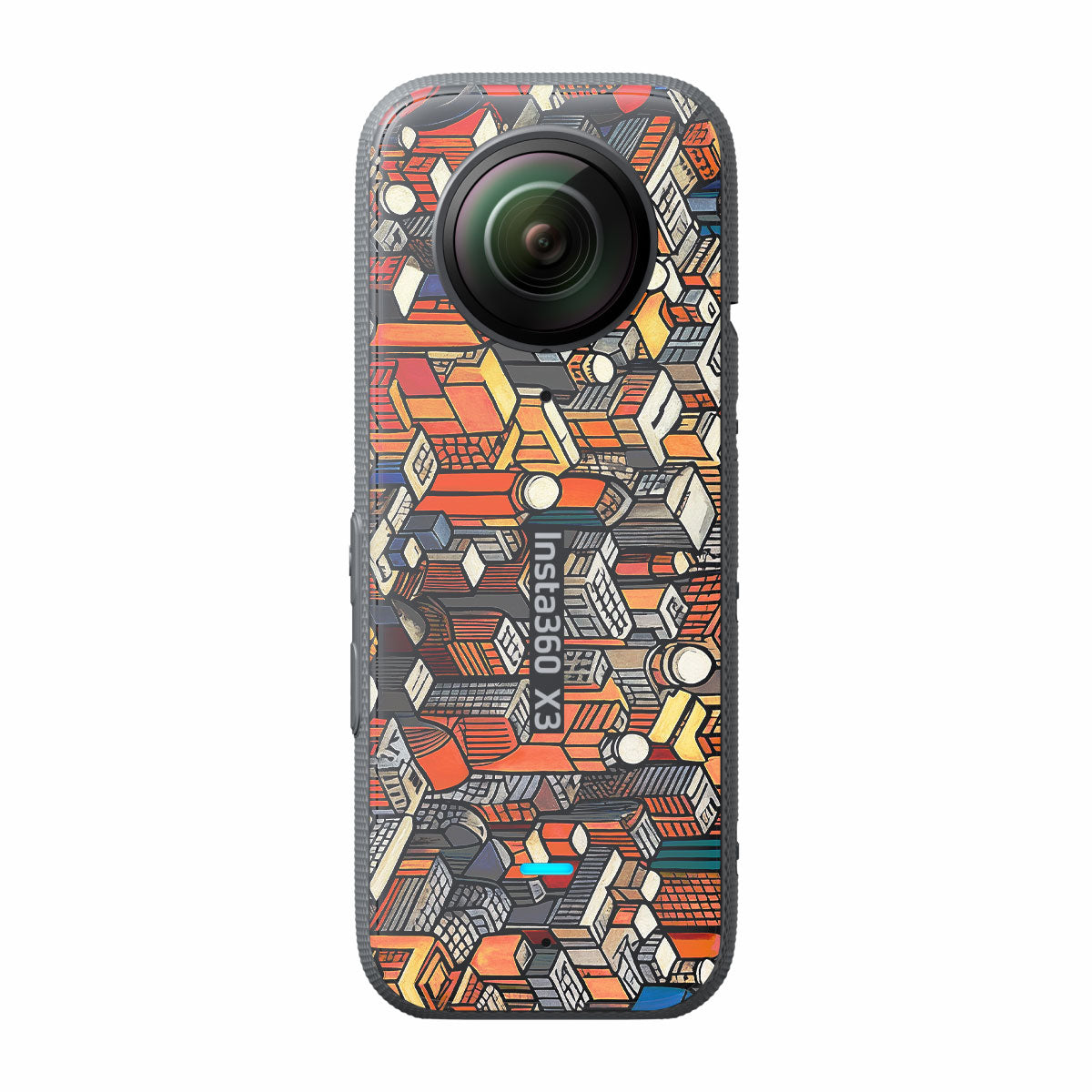 Isometric Cityscape Insta360 X3 Camera Skins