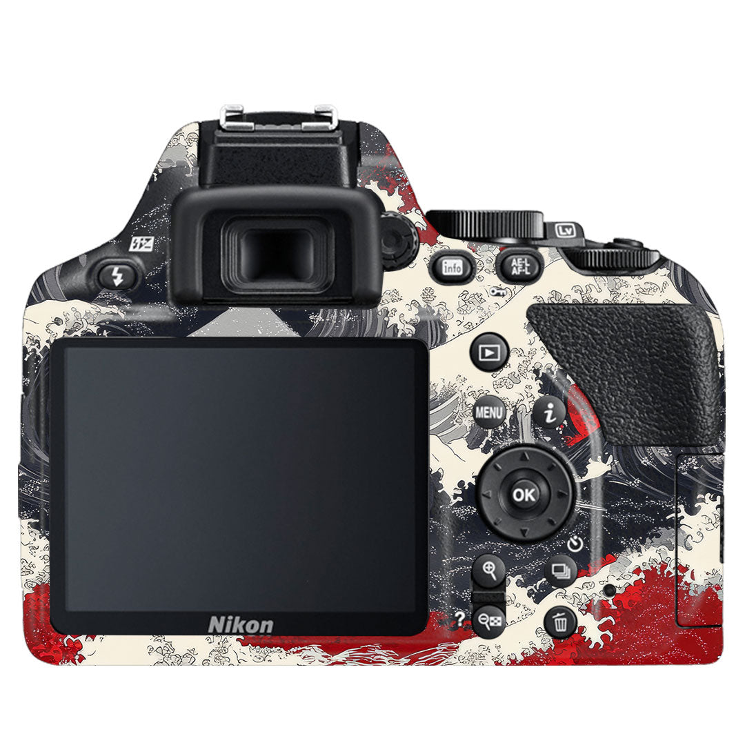 Abstract Waves Nikon D3500 Camera Skin