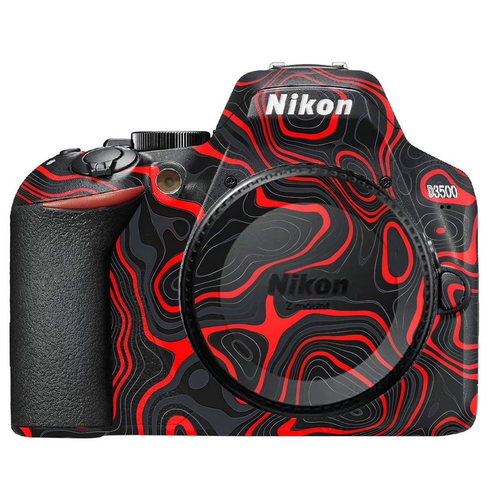 Crimson Waves Nikon D3500 Camera Skin