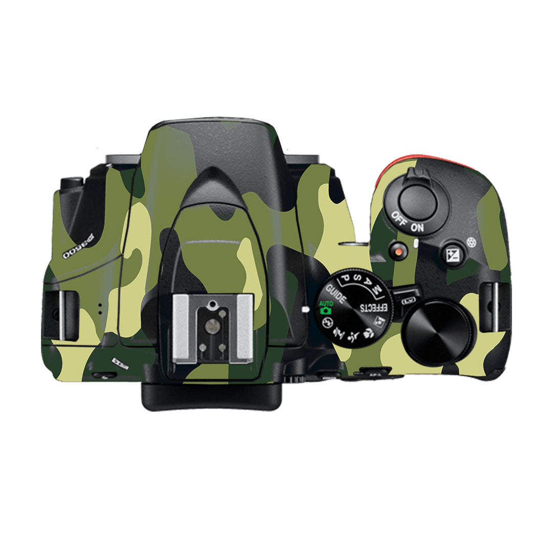 Forest Green Camo Nikon D3500 Camera Skin