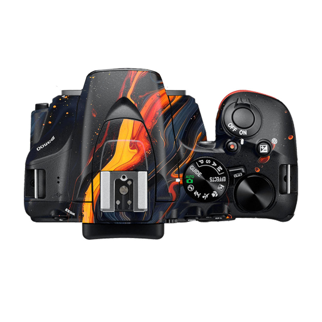 Lava Marble Nikon D3500 Camera Skin