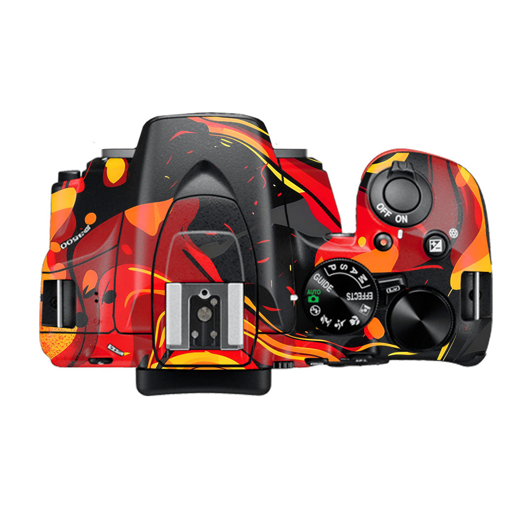 Lava Burst Nikon D3500 Camera Skin