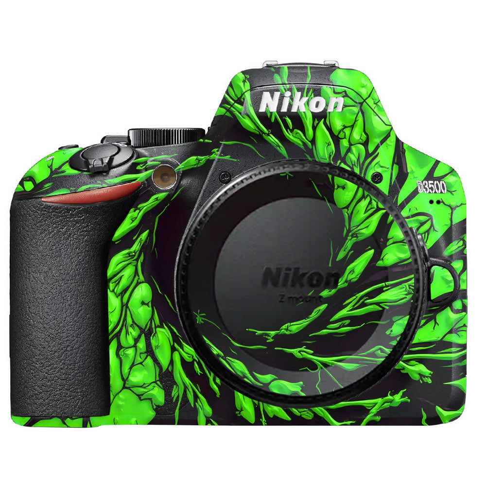 Venom Green Nikon D3500 Camera Skin