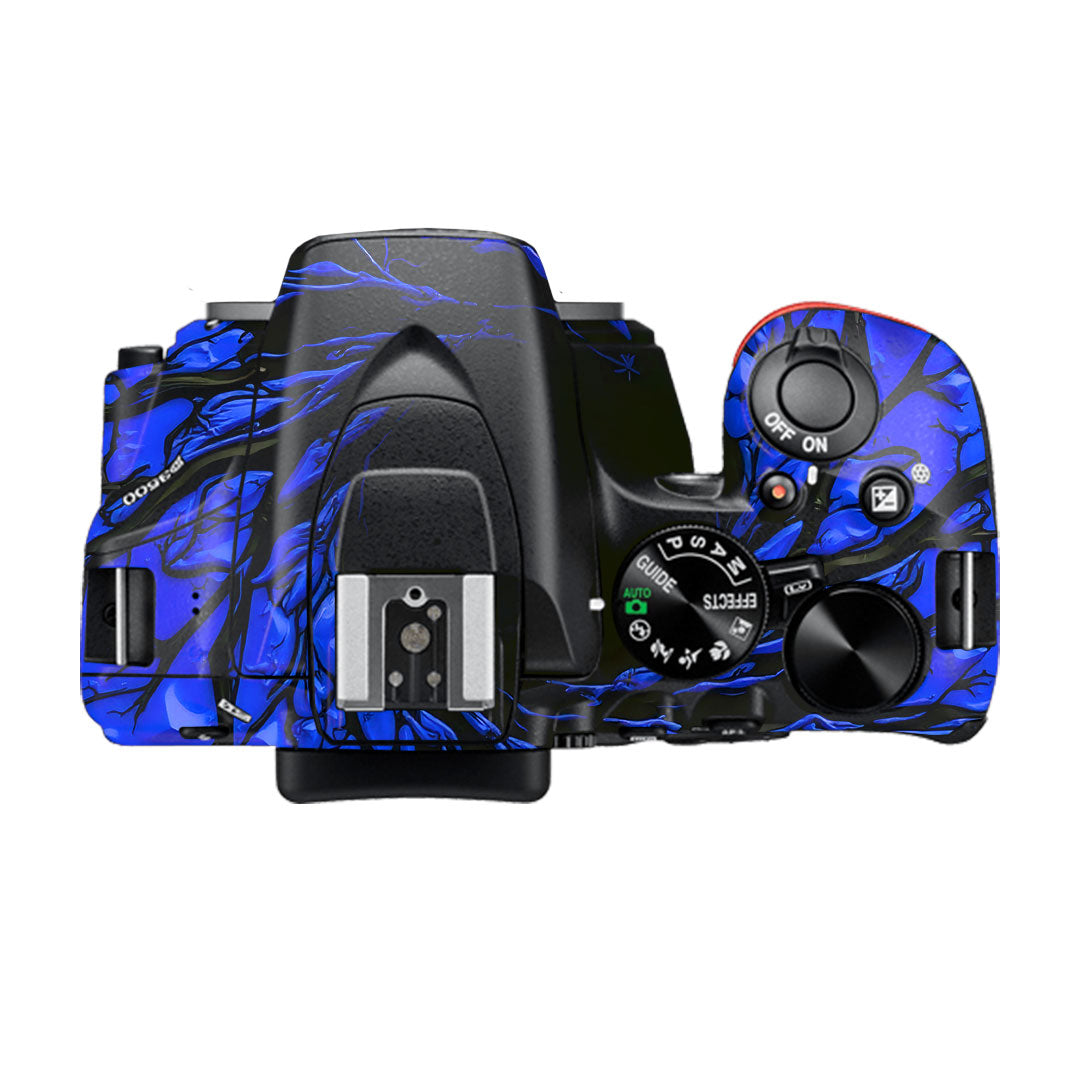 Venom Blue Nikon D3500 Camera Skin