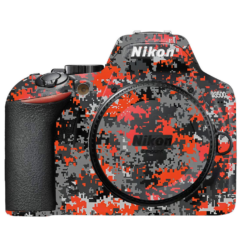 Inferno Pixel Nikon D3500 Camera Skin