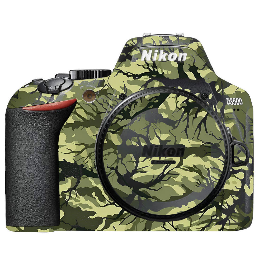 Green Tangled Vines Nikon D3500 Camera Skin