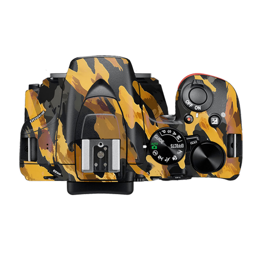 Camo Tiger Blend Nikon D3500 Camera Skin