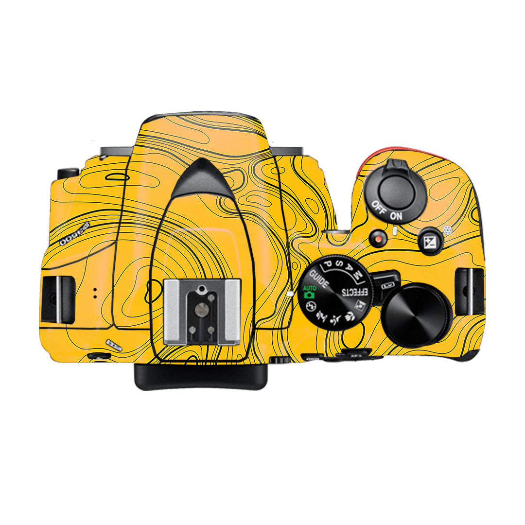 Topographic Map Pattern Nikon D3500 Camera Skin
