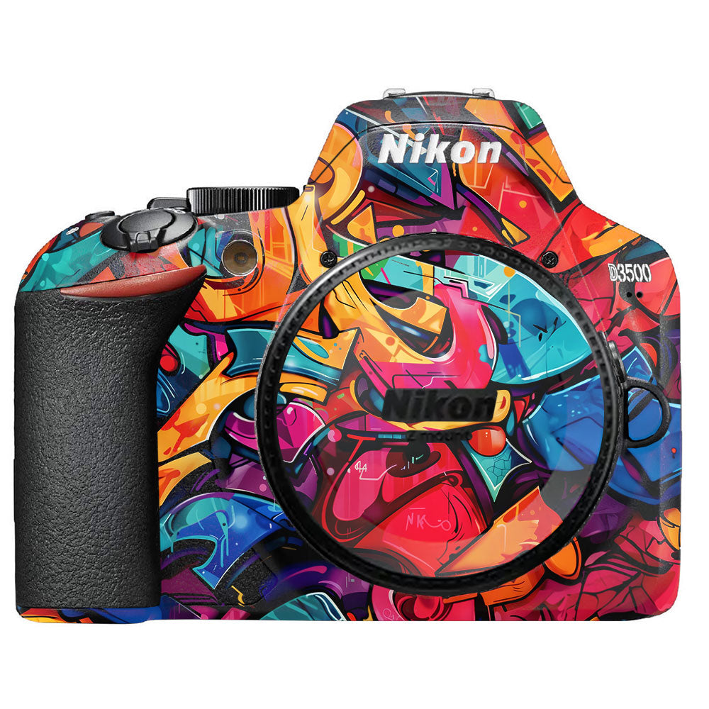 Urban Graffiti Explosion Nikon D3500 Camera Skin