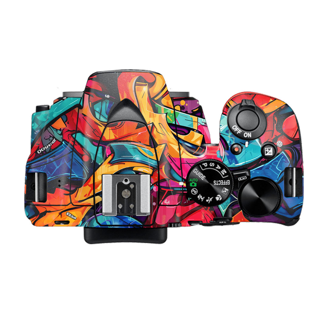 Urban Graffiti Explosion Nikon D3500 Camera Skin