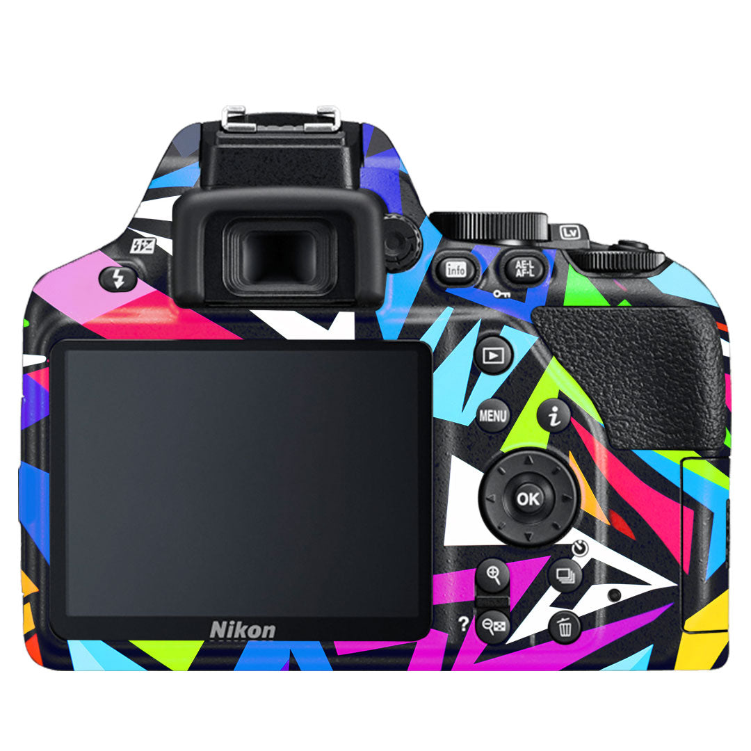 Bold Geometric Pop Nikon D3500 Camera Skin