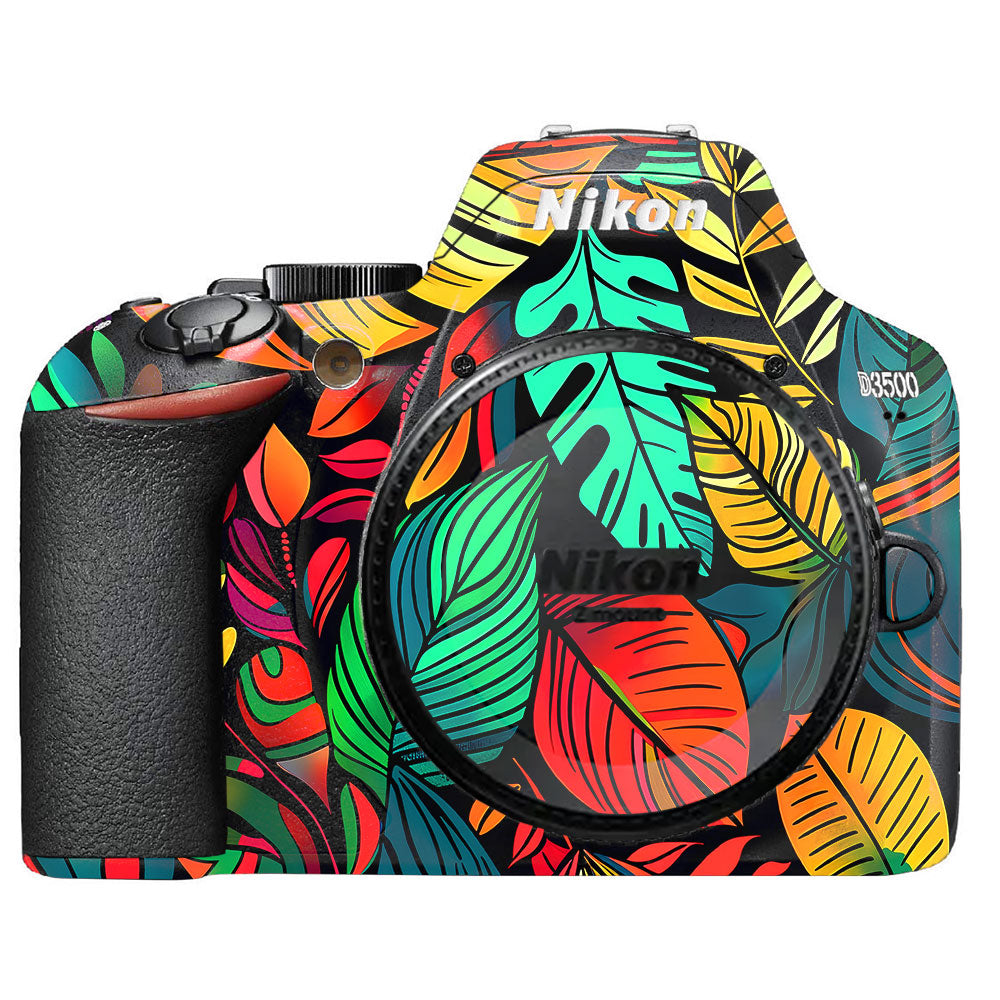 Tropical Jungle Leaves Nikon D3500 Camera Skin