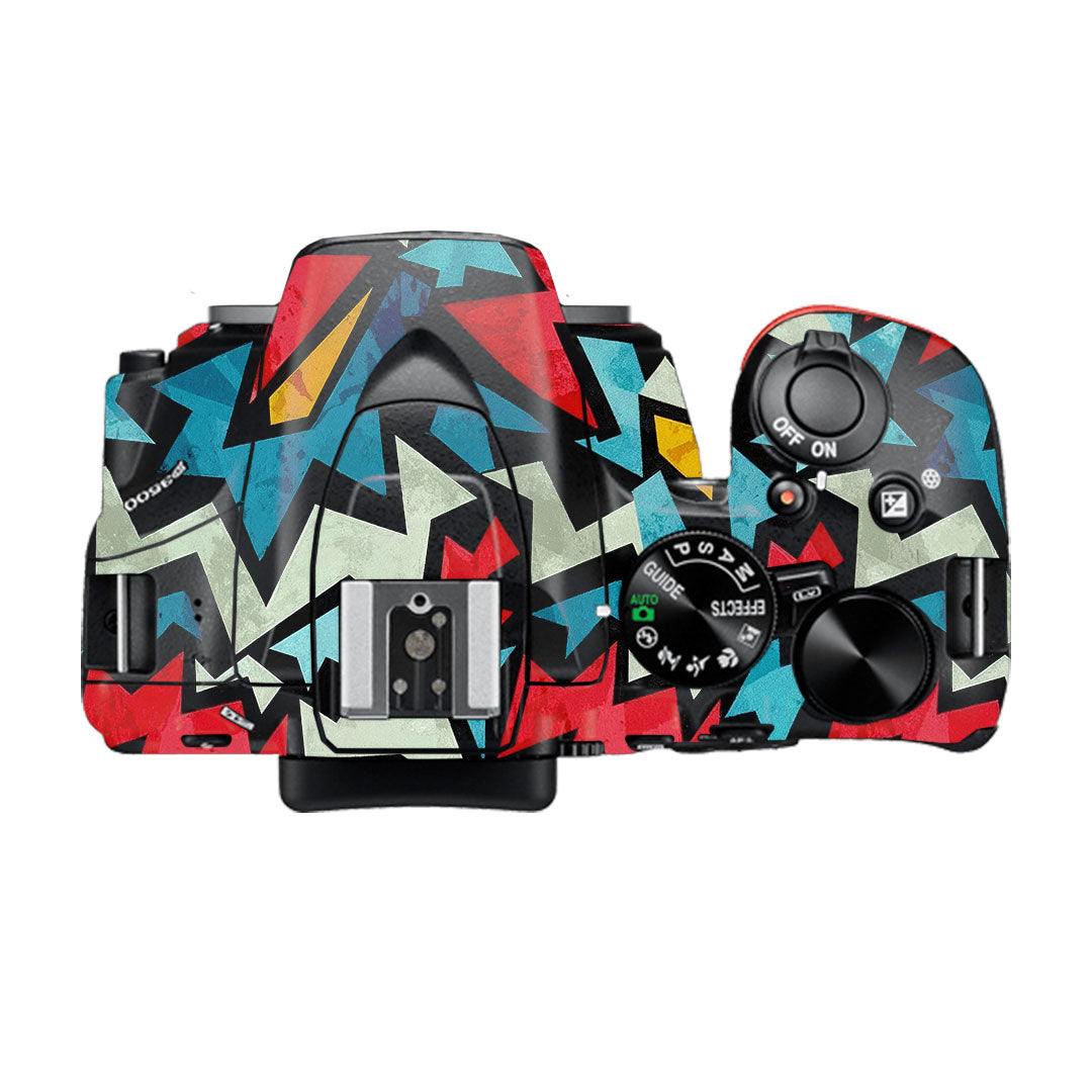 Pop Art Lightning Nikon D3500 Camera Skin