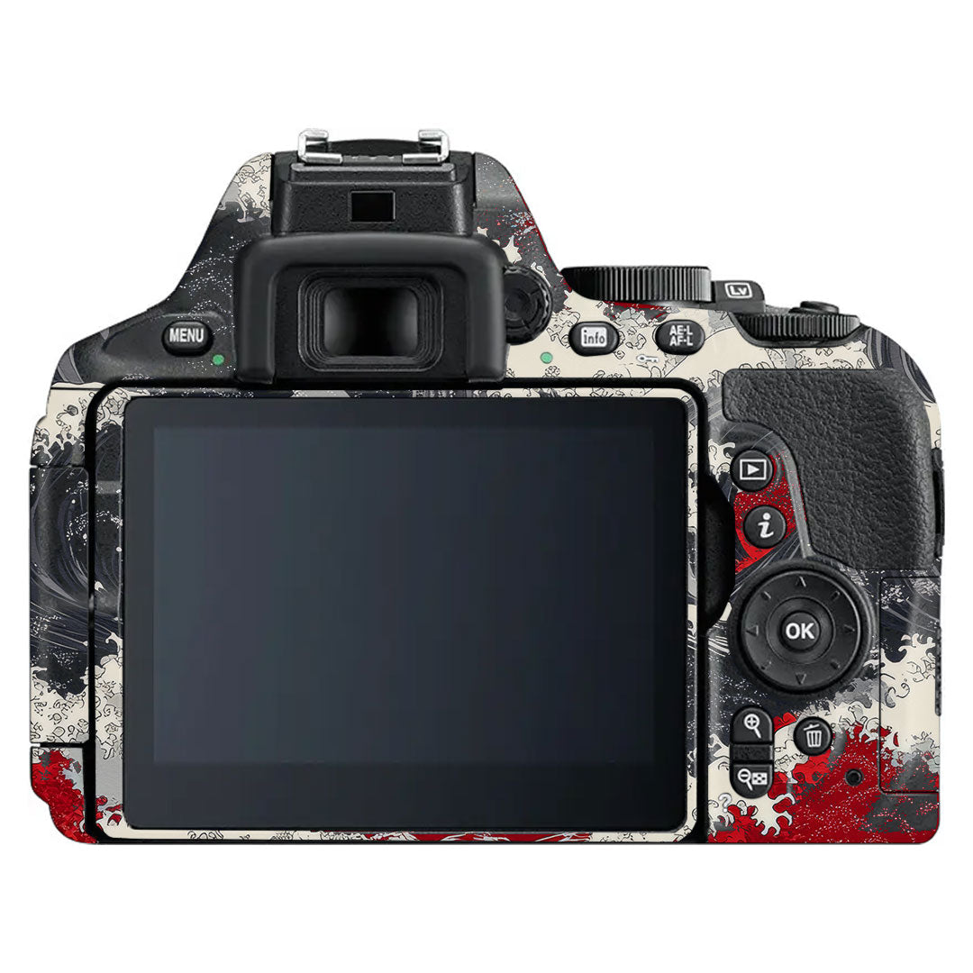 Abstract Waves Nikon D5600 Camera Skin