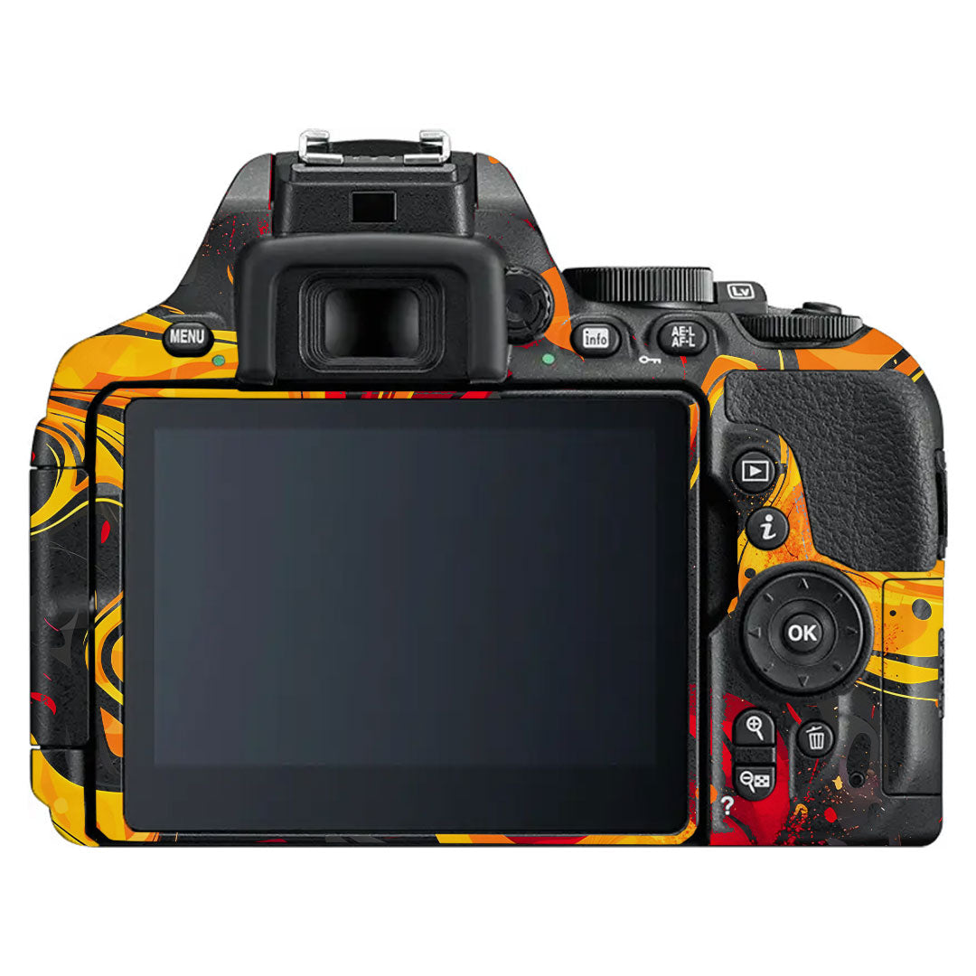 Lava Burst Nikon D5600 Camera Skin