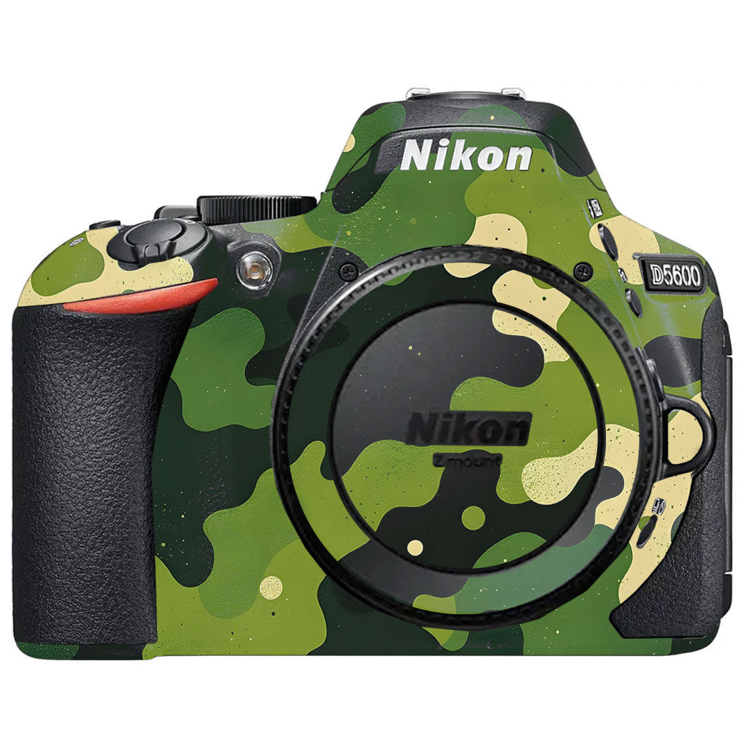 Camouflage Pattern Nikon D5600 Camera Skin