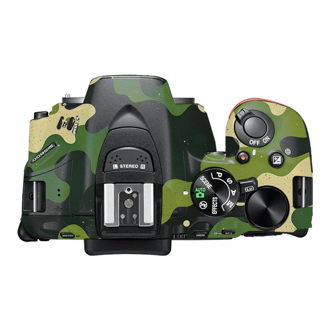 Camouflage Pattern Nikon D5600 Camera Skin