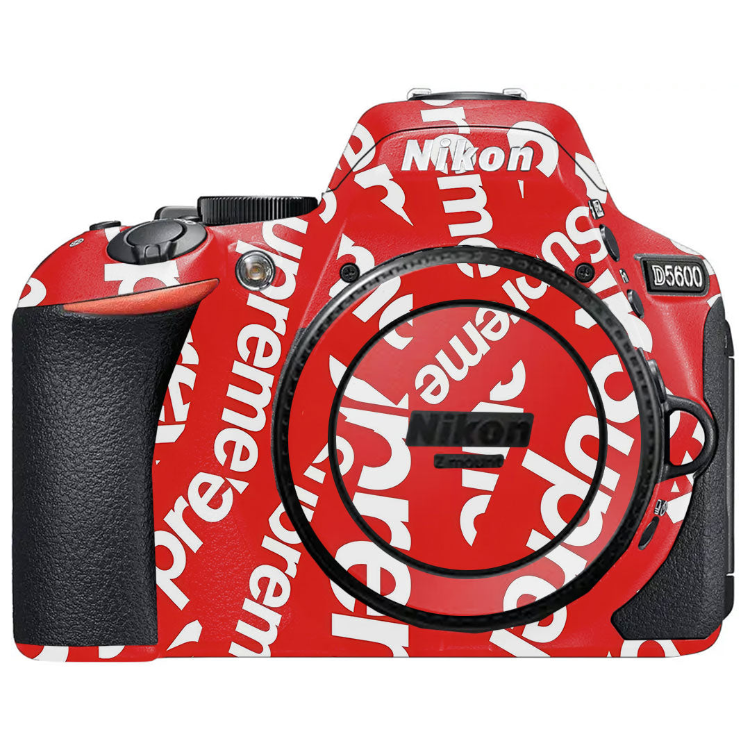 Supreme Red Nikon D5600 Camera Skin