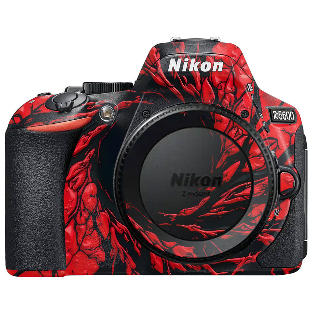 Venom Red Nikon D5600 Camera Skin