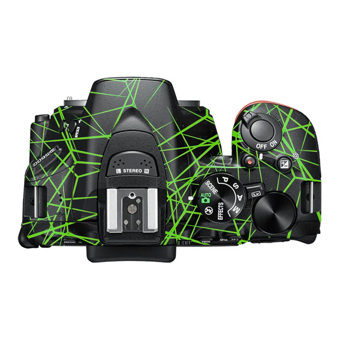 Neon Grid Nikon D5600 Camera Skin