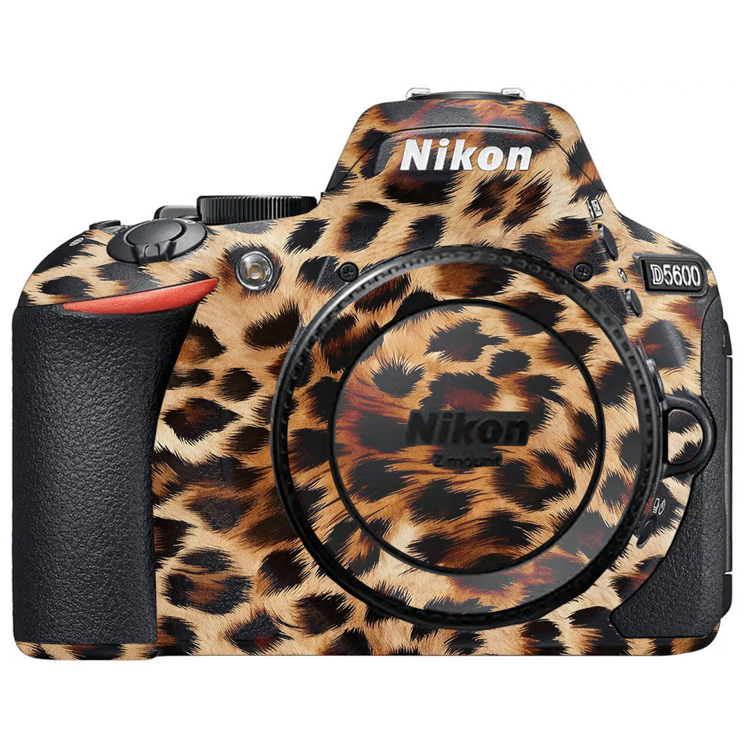 Classic Leopard Spots Nikon D5600 Camera Skin