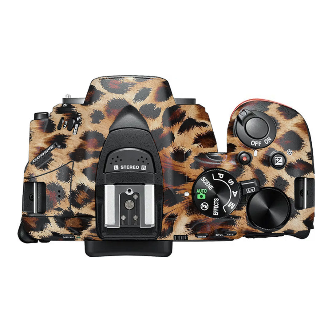 Classic Leopard Spots Nikon D5600 Camera Skin