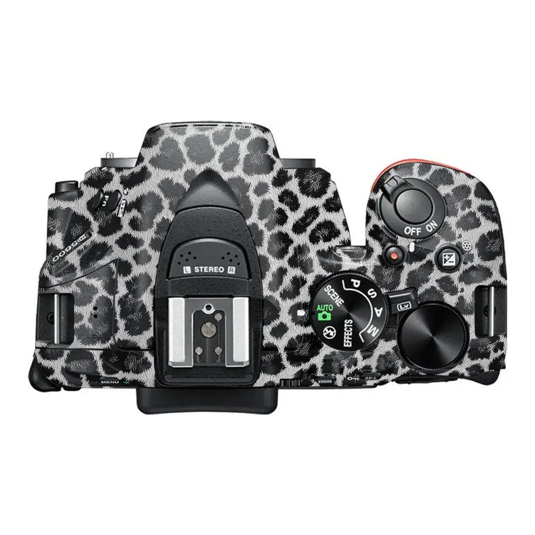 Snow Leopard Spots Nikon D5600 Camera Skin