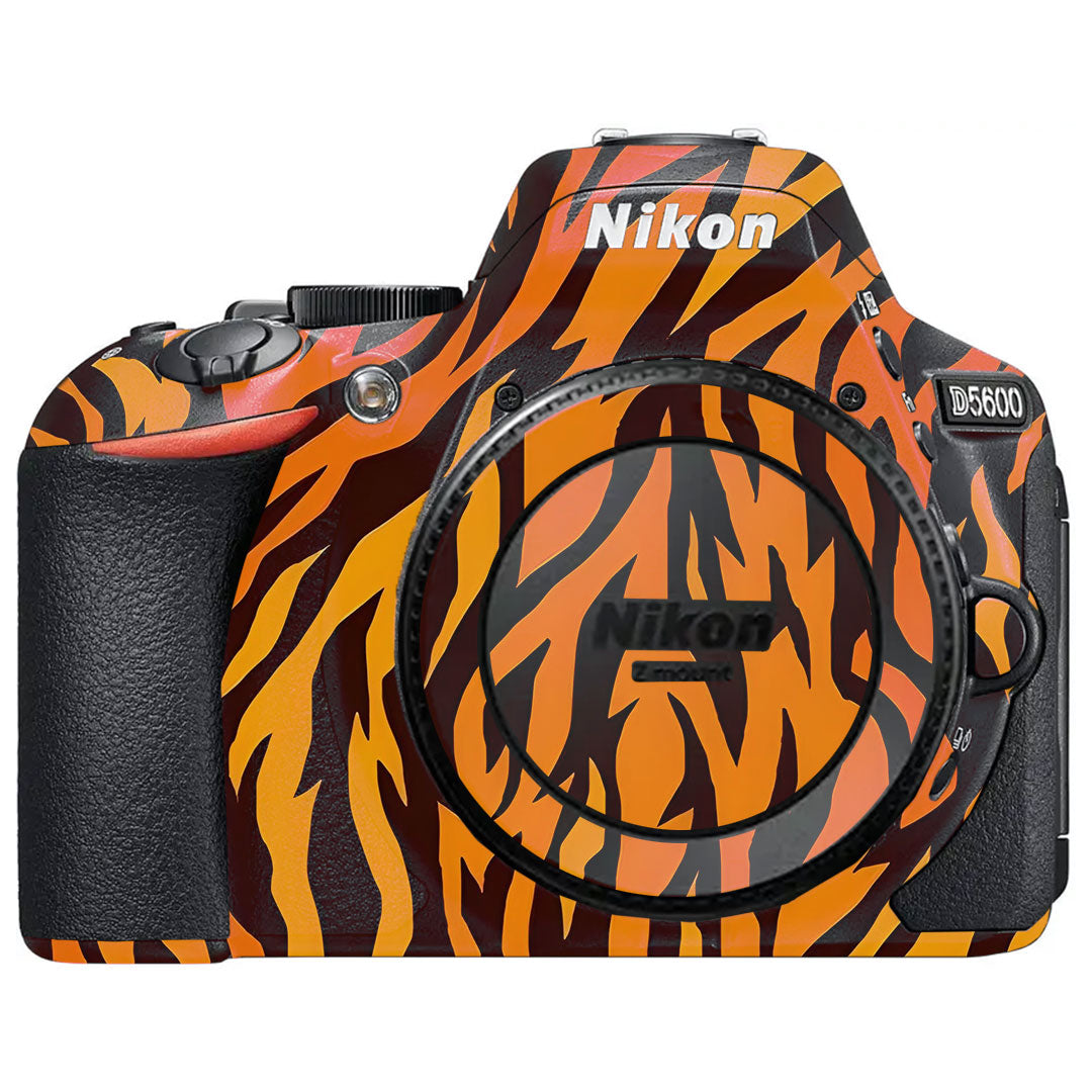 Wild Tiger Stripes Nikon D5600 Camera Skin