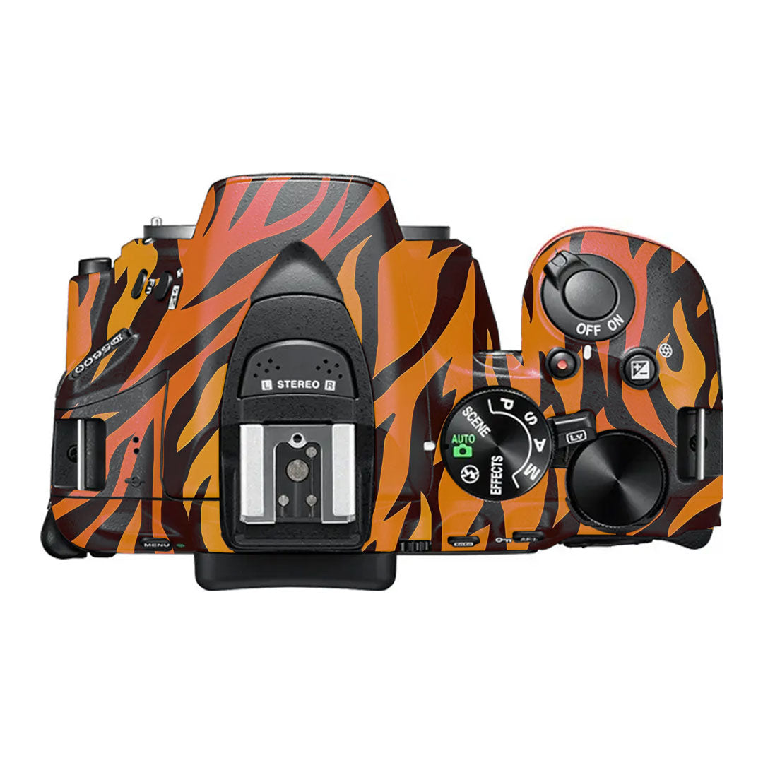 Wild Tiger Stripes Nikon D5600 Camera Skin