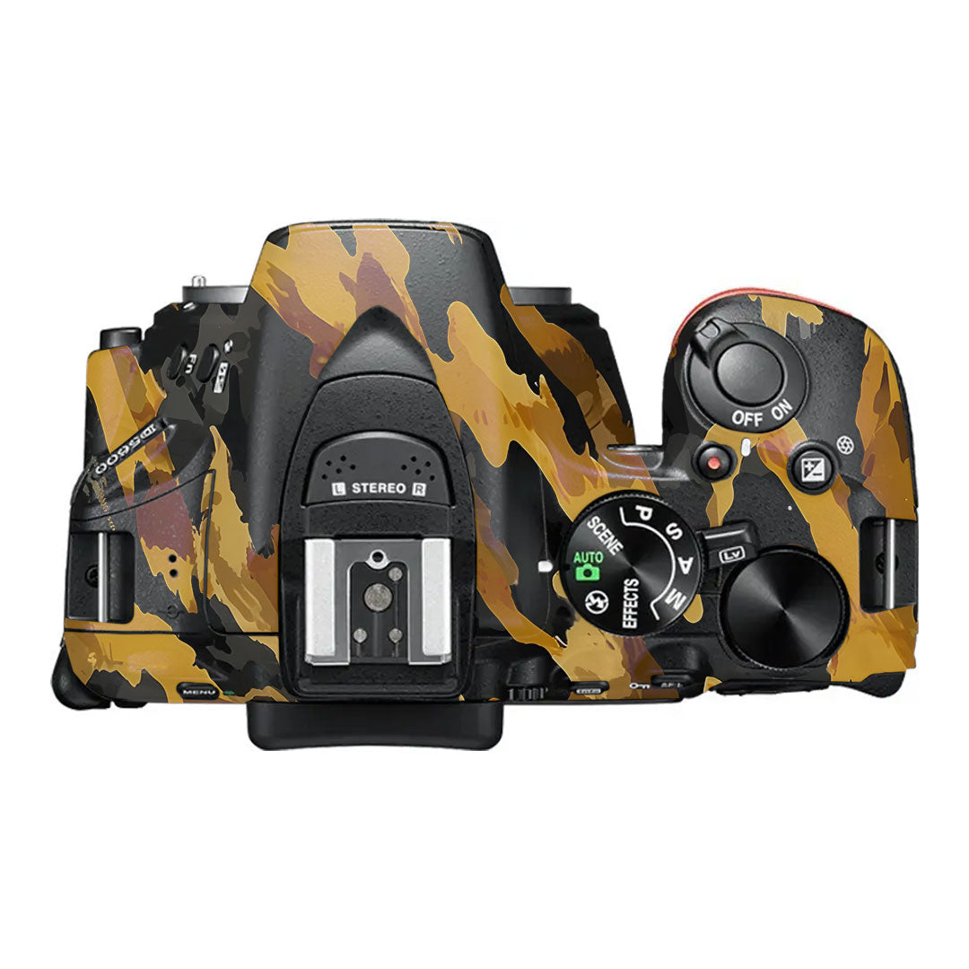Camo Tiger Blend Nikon D5600 Camera Skin