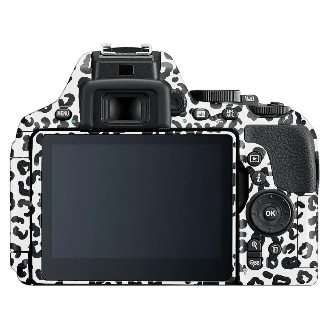 White Leopard Nikon D5600 Camera Skin
