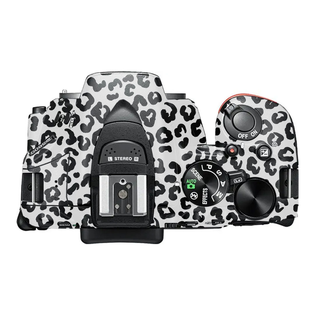 White Leopard Nikon D5600 Camera Skin