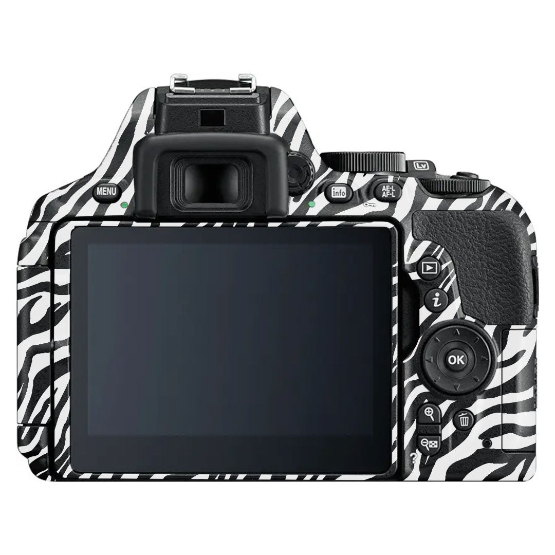 Classic Zebra Stripes Nikon D5600 Camera Skin