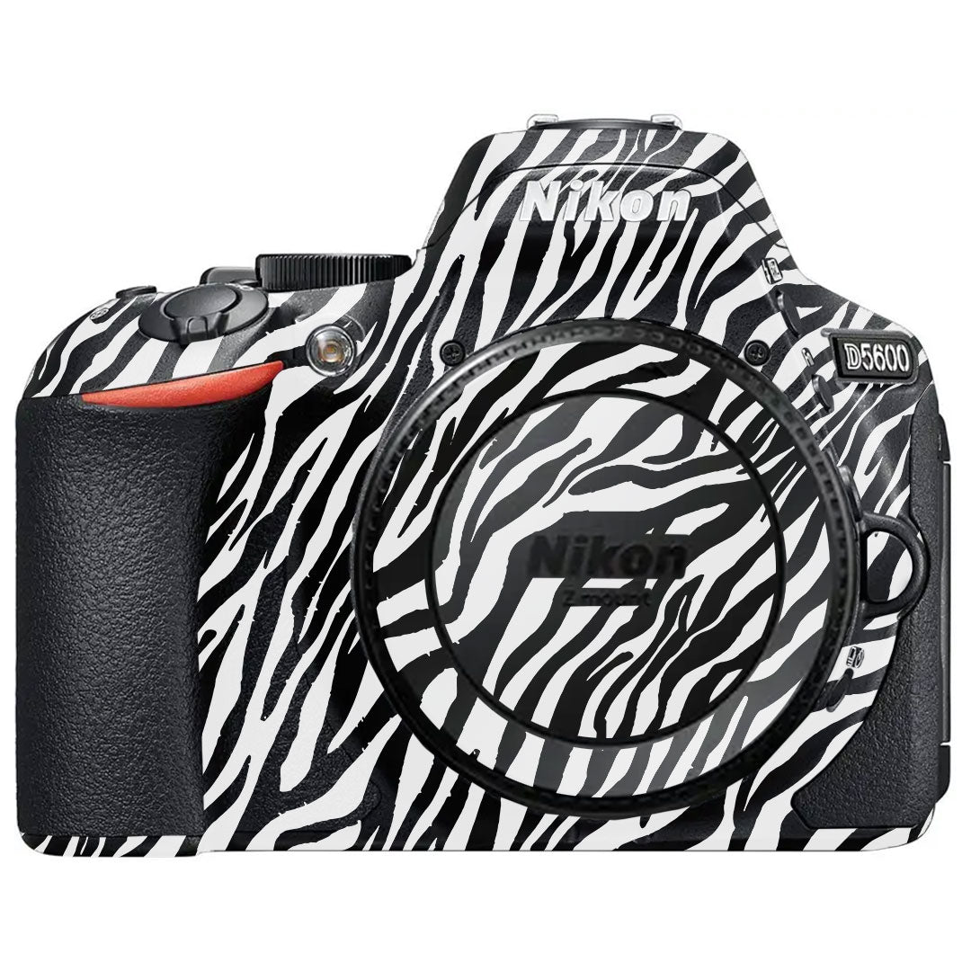 Classic Zebra Stripes Nikon D5600 Camera Skin