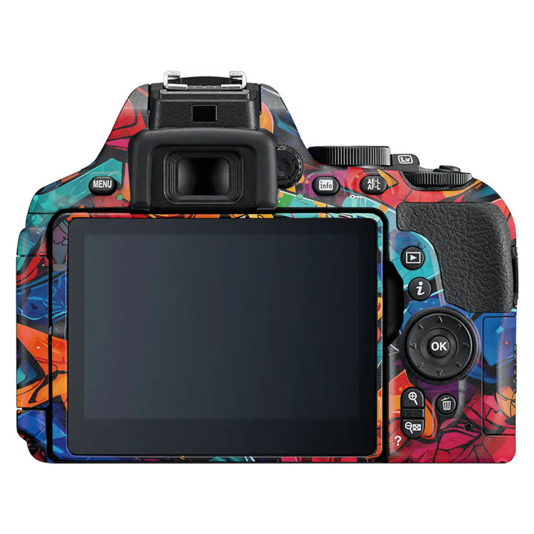Urban Graffiti Explosion Nikon D5600 Camera Skin