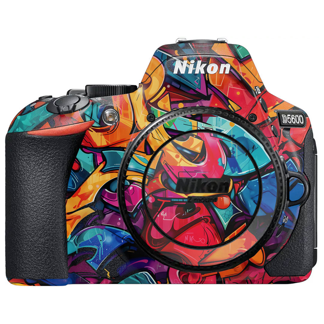 Urban Graffiti Explosion Nikon D5600 Camera Skin