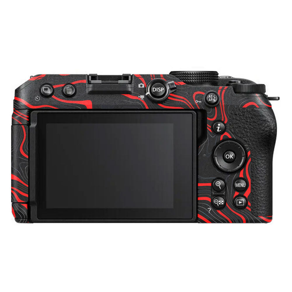 Crimson Waves Nikon Z30 Camera Skin