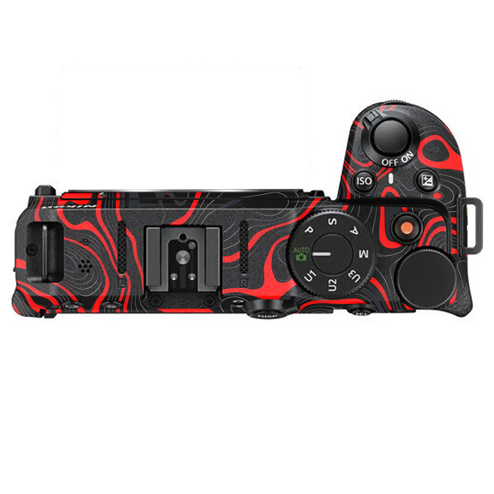 Crimson Waves Nikon Z30 Camera Skin