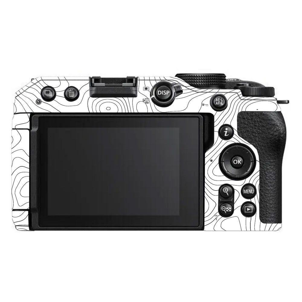 White Contour Design Nikon Z30 Camera Skin