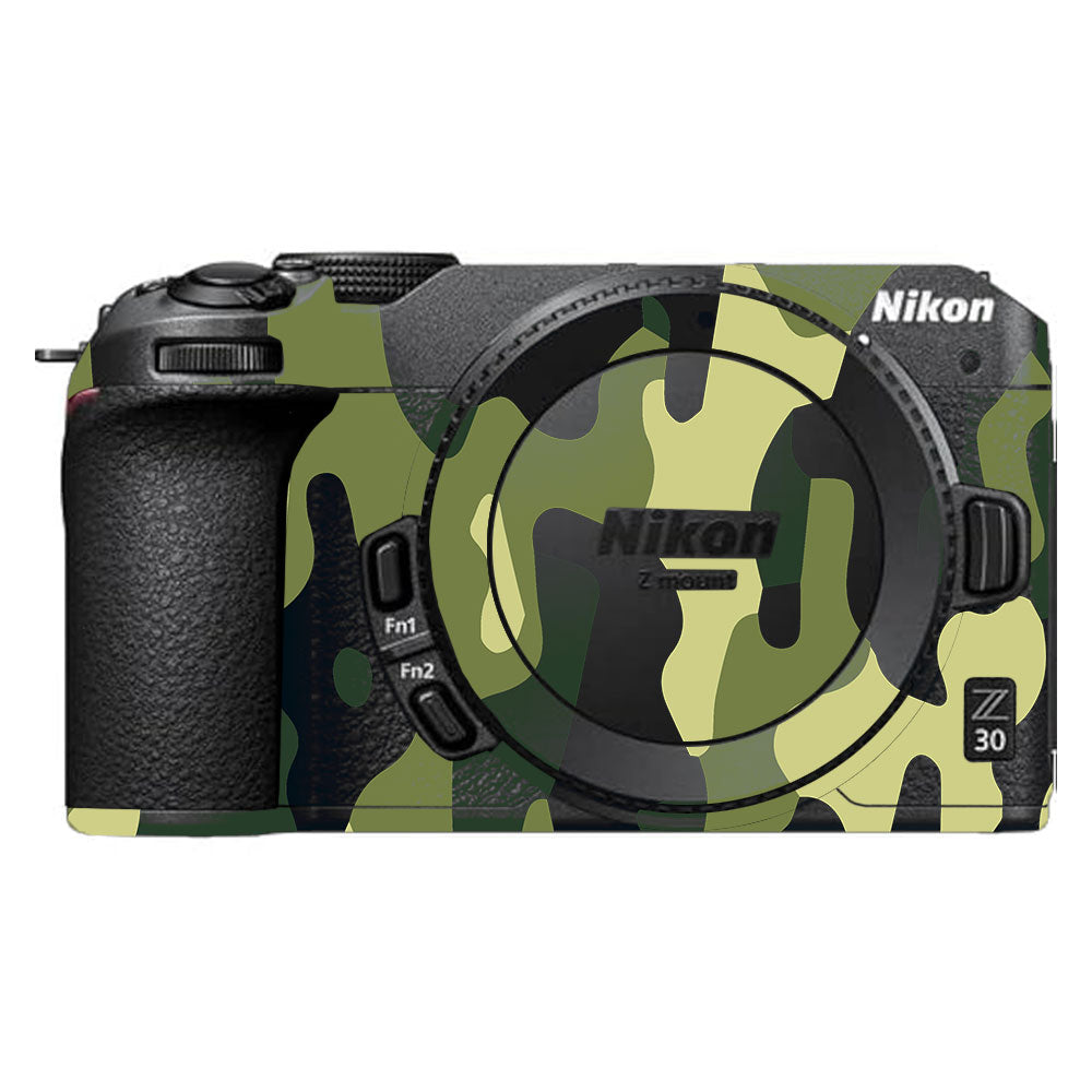 Forest Green Camo Nikon Z30 Camera Skin