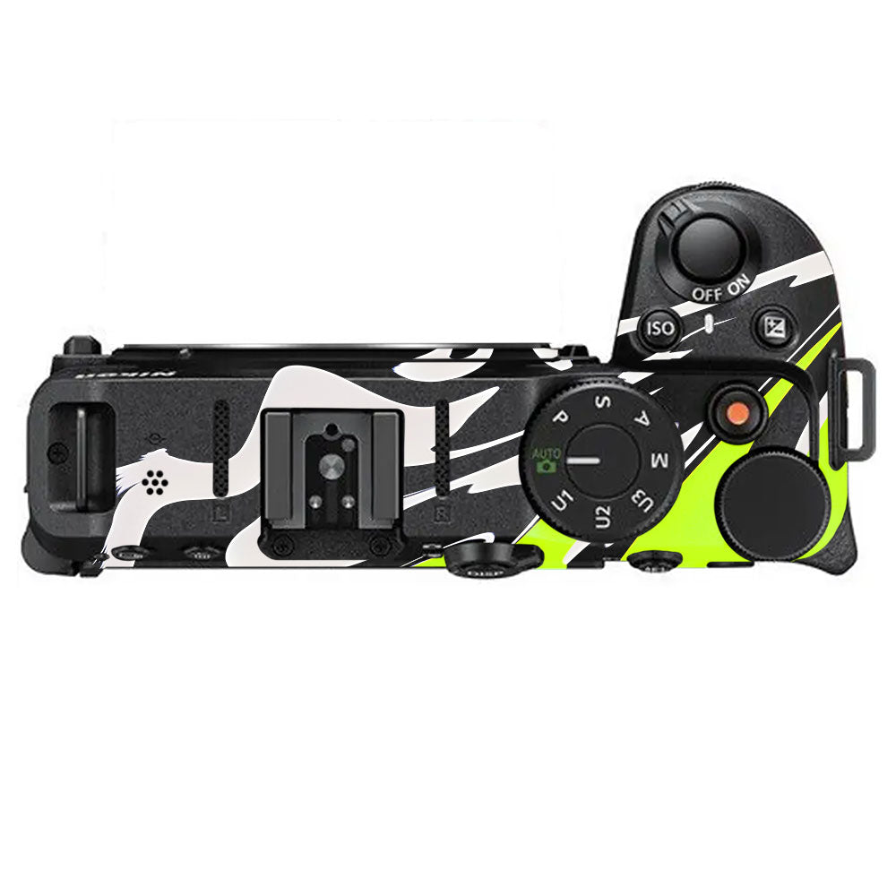 Neon Green and Black Pattern Nikon Z30 Camera Skin
