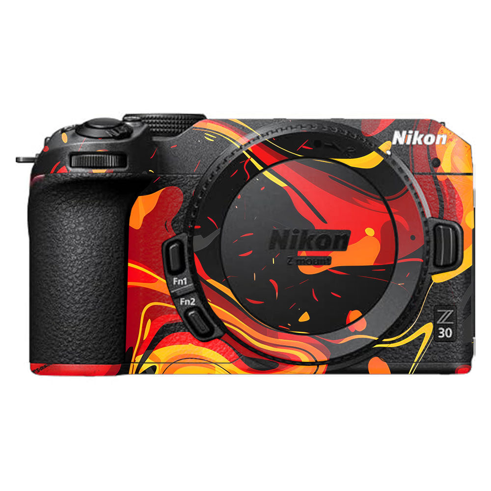 Lava Burst Nikon Z30 Camera Skin