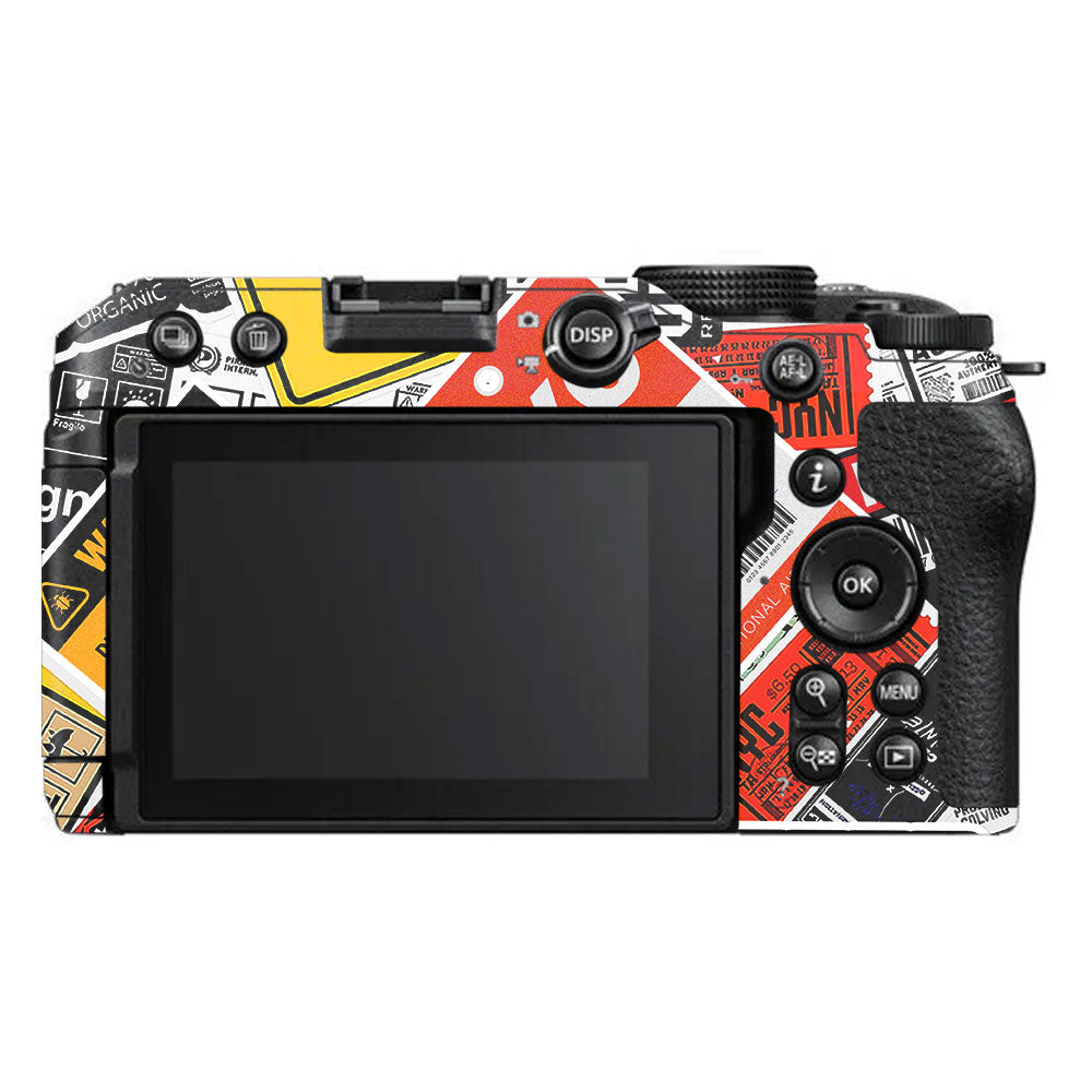 Tech Aesthetic Sticker Collage Nikon Z30 Camera Skin