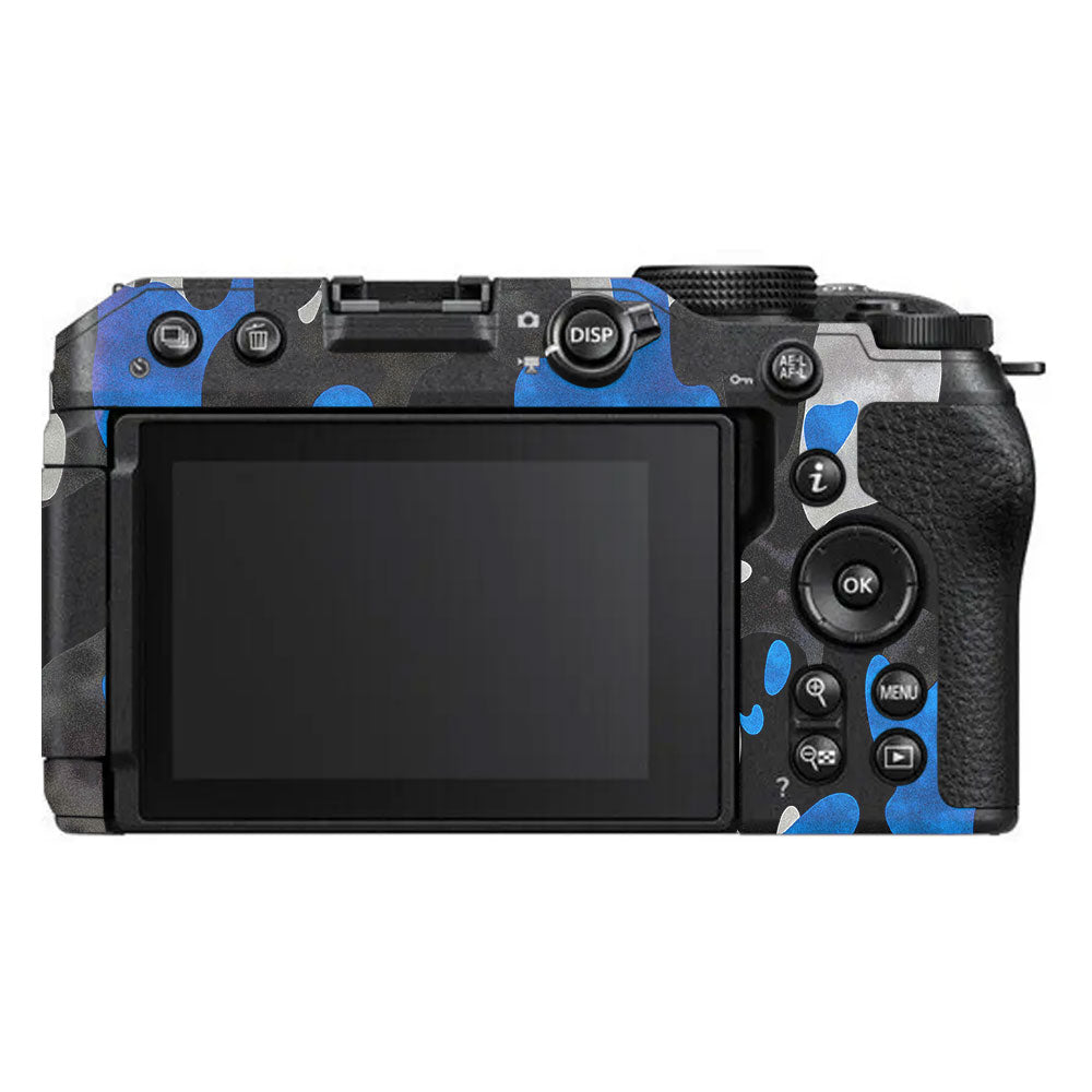 Blue Grey Camo Nikon Z30 Camera Skin