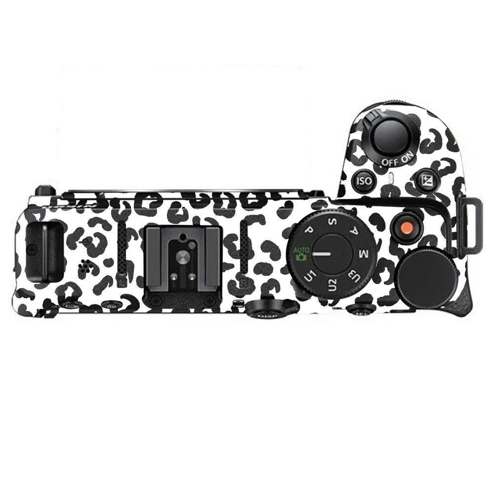 White Leopard Nikon Z30 Camera Skin