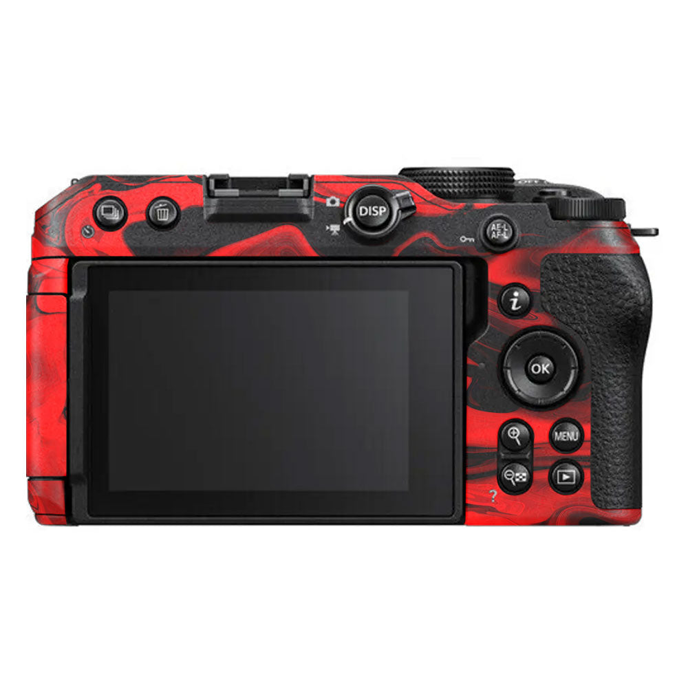Red Lava Flow Nikon Z30 Camera Skin