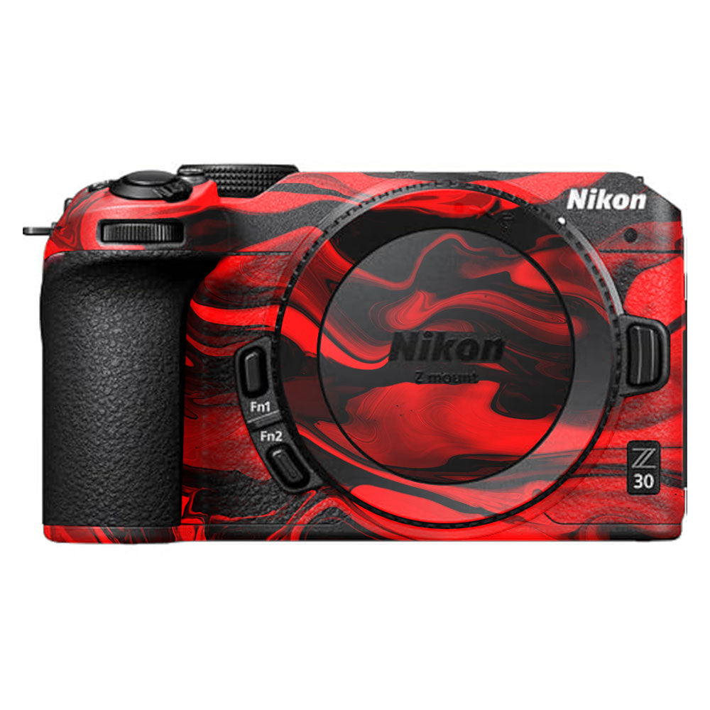 Red Lava Flow Nikon Z30 Camera Skin