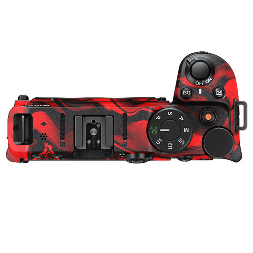 Red Lava Flow Nikon Z30 Camera Skin