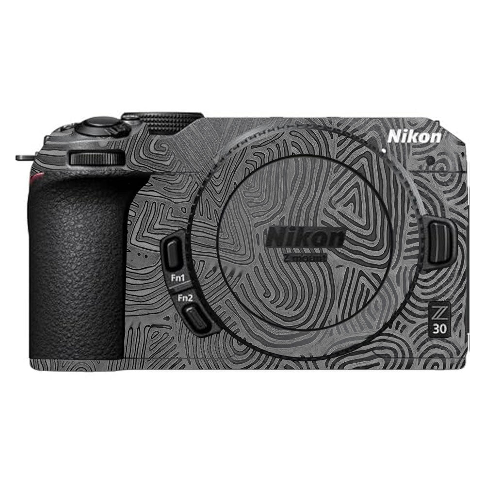 Monochrome Line Maze Nikon Z30 Camera Skin