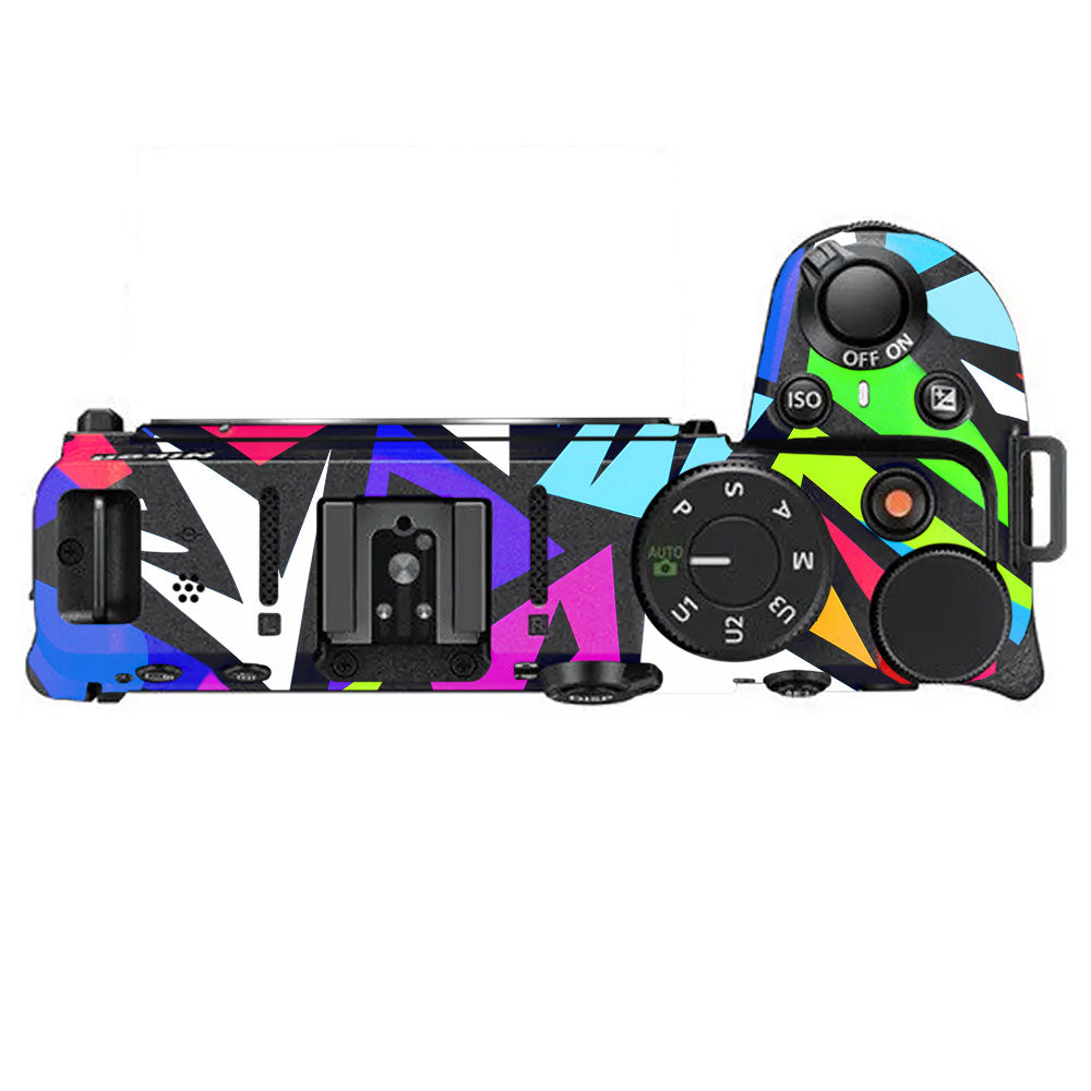 Bold Geometric Pop Nikon Z30 Camera Skin